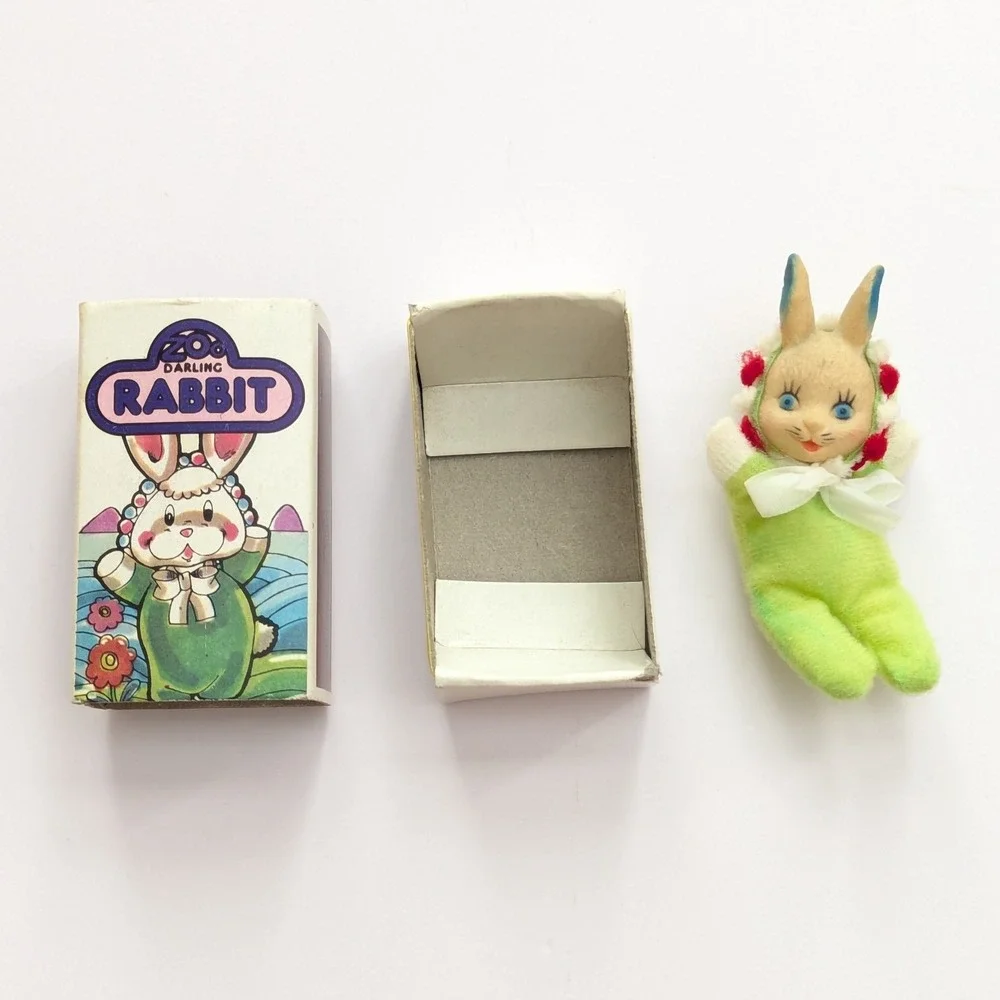 Mini Baby Bunny Rabbit Match Box 3